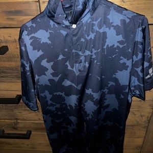 Men’s Footjoy shirt Men’s small navy on blue with classics cg logo